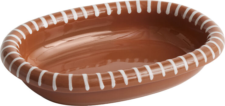 Hay Barro Oval Dish-Small-Natural with