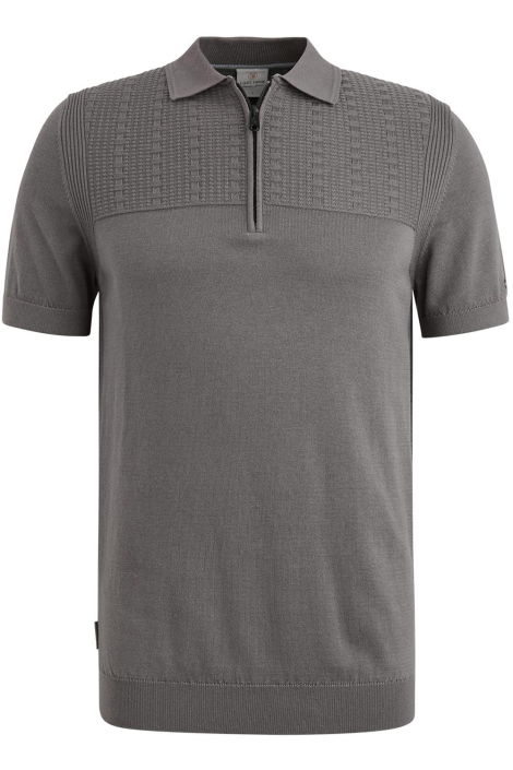 Cast Iron grijze heren polo