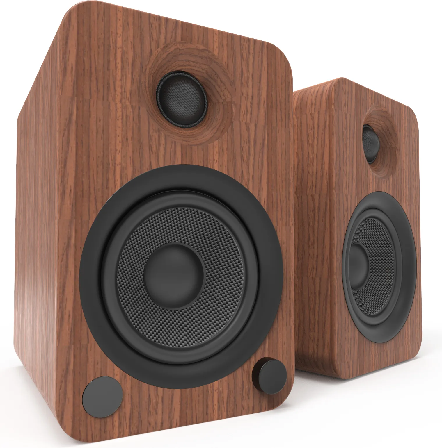 Kanto YU4 Noyer (la paire) Enceintes sans fil hi-fi