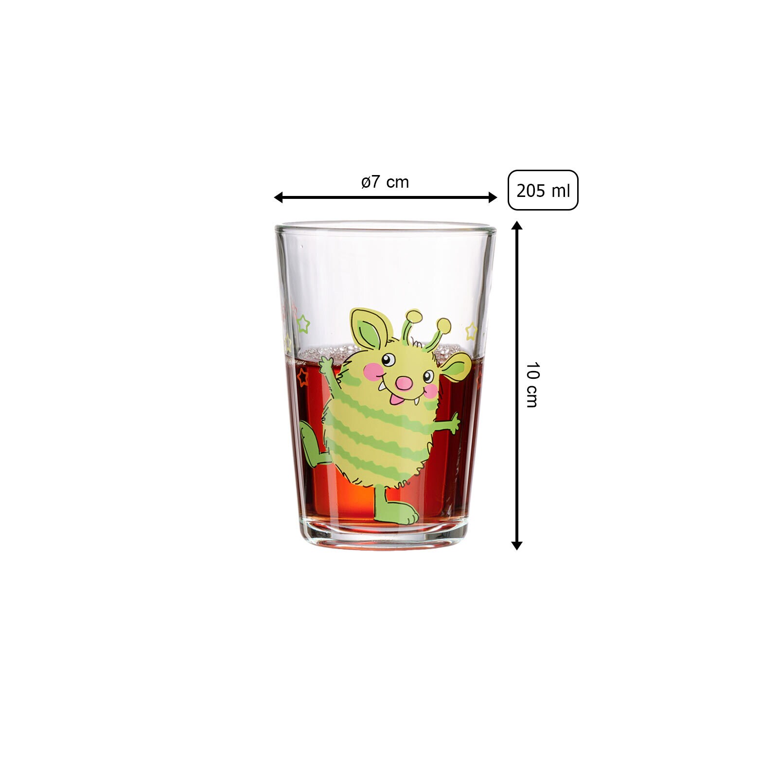 Ritzenhoff & Breker Kindergläser Monsterchen 205 ml 6er Set