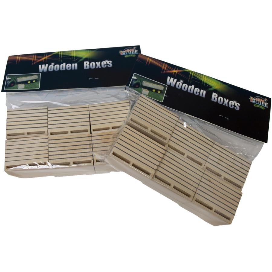 Kids Globe Farming Holzkisten für Ernte Beige Beige