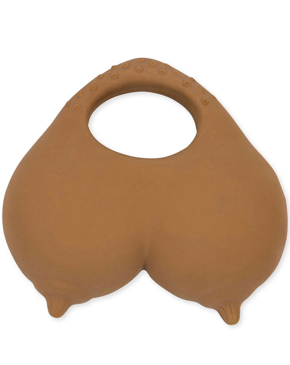 Beißring TEETHER (10x10) in caramel