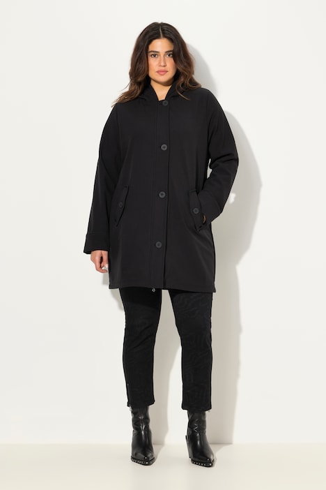 HYPRAR Softshell-Mantel, wasserabweisend, Kapuze