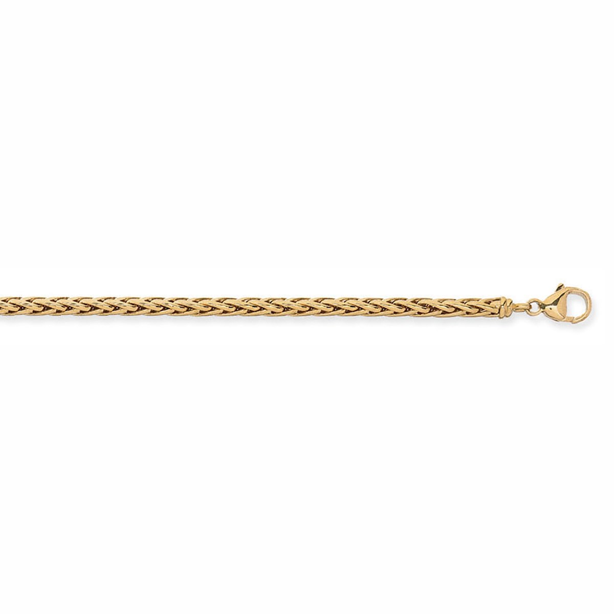 Bracelet Brillaxis maille palmier or jaune 18 carats