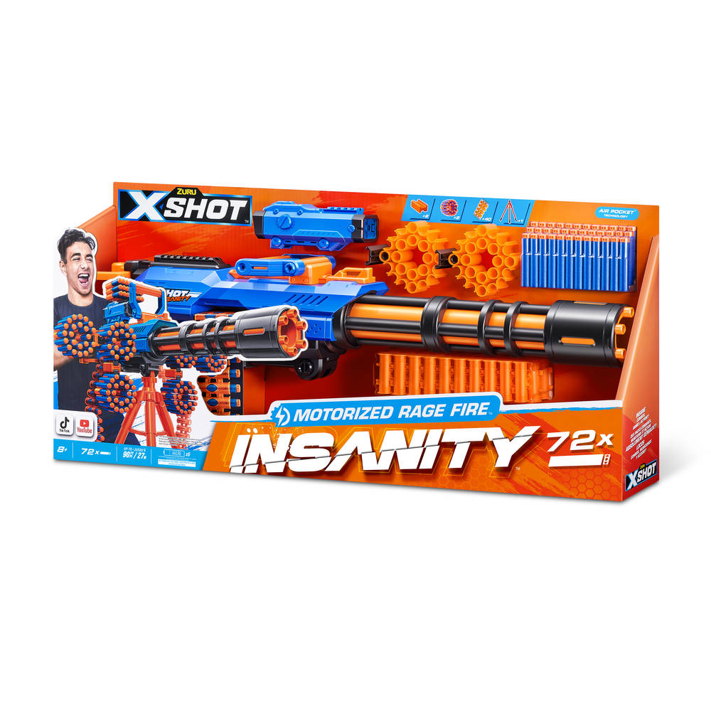 XSHOT Insanity Motorized Rage Fire blaster