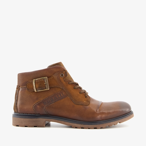 Bugatti leren heren veterboots