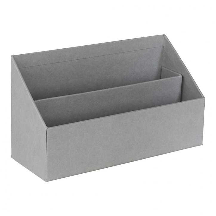 Organiseur range-courriers vertical 2 compartiments George Bigso Box gris
