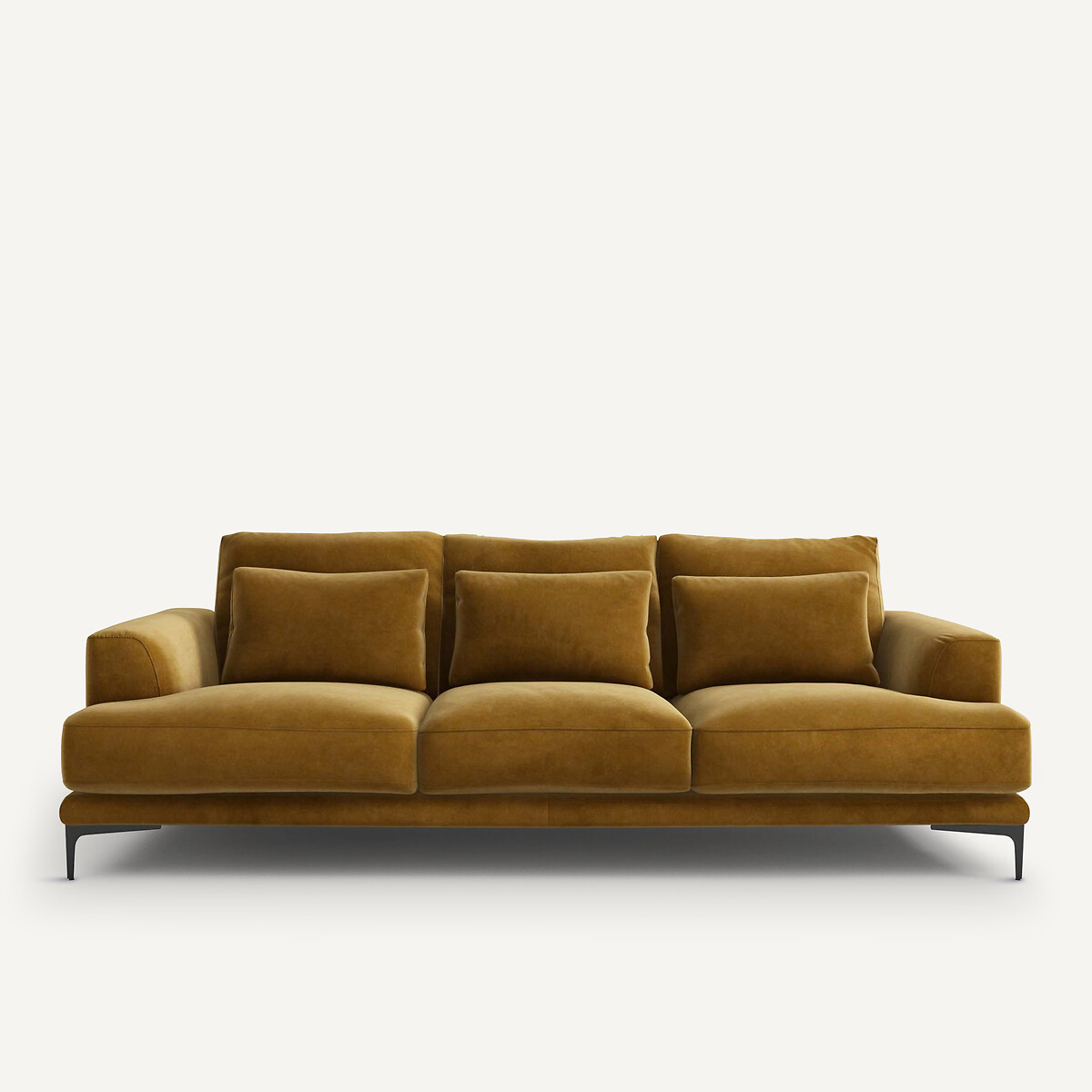 AM.PM<br>Sofá de veludo de 4 lugares, Marsile
