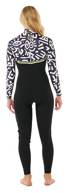 RIP CURL - INTEGRALE E BOMB 4/3 ZIP FREE FEMME