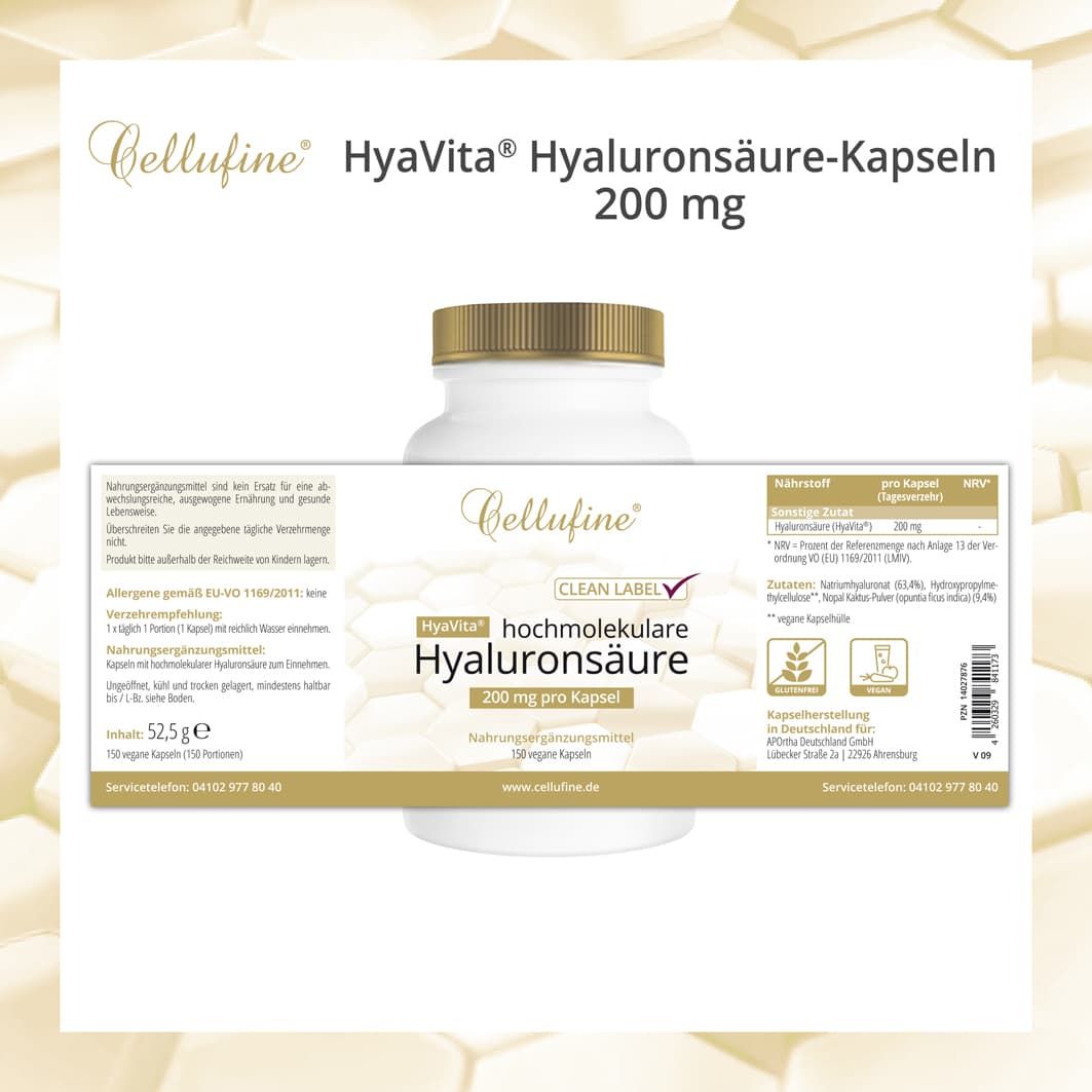 Cellufine® HyaVita® Hyaluronsäure-Kapseln 200 mg