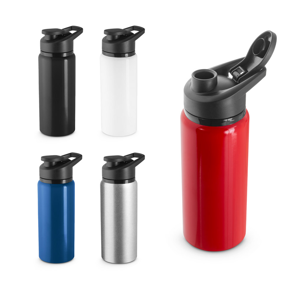 hi!dea 94269 - Bouteille de sport en 90% aluminium recyclé 660 mL