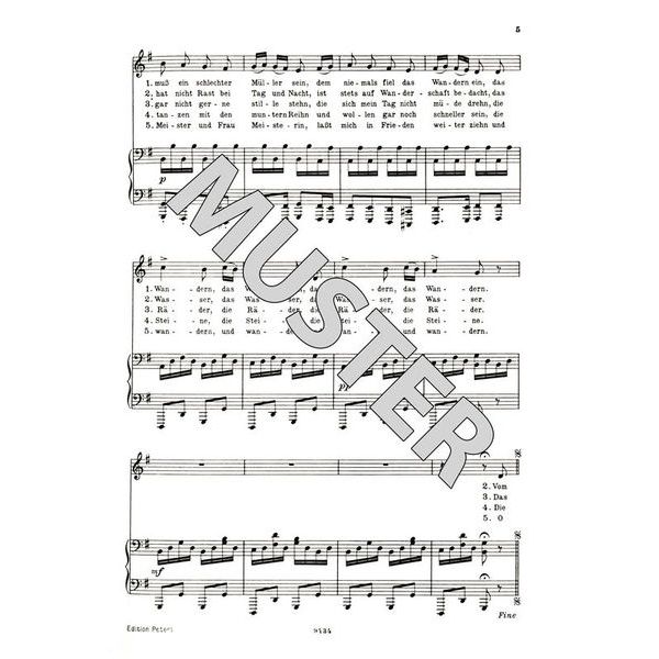 Edition Peters Schubert Lieder 1 Tief
