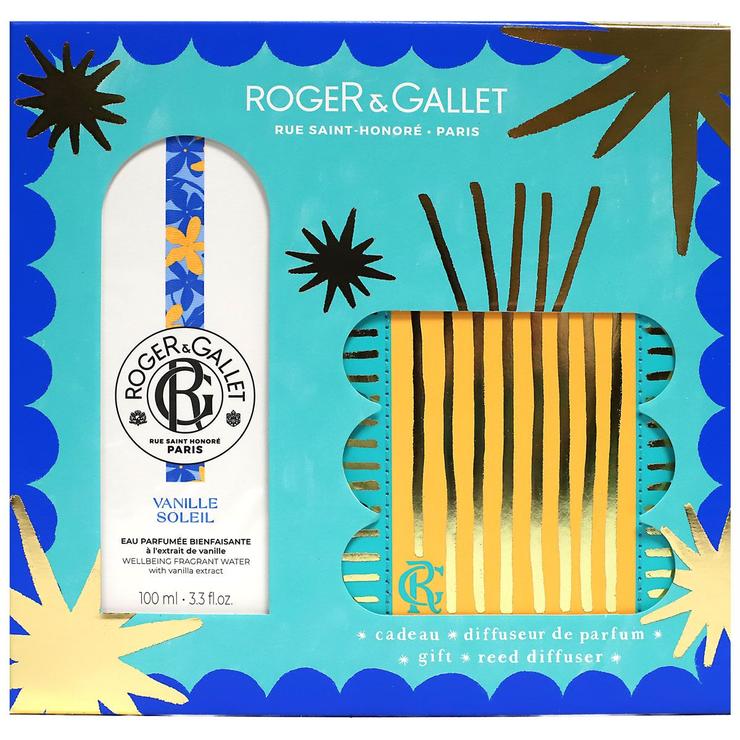 Coffret Vanille soleil eau parfumée Bienfaisante 100ml + diffuseur offert