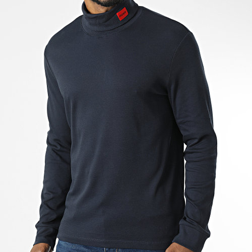 Pull Col Roulé 50479373 Bleu Marine