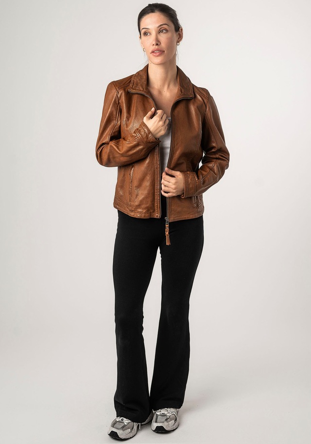 Mauritius Lederjacke »MWWalli« mit Stehkragen