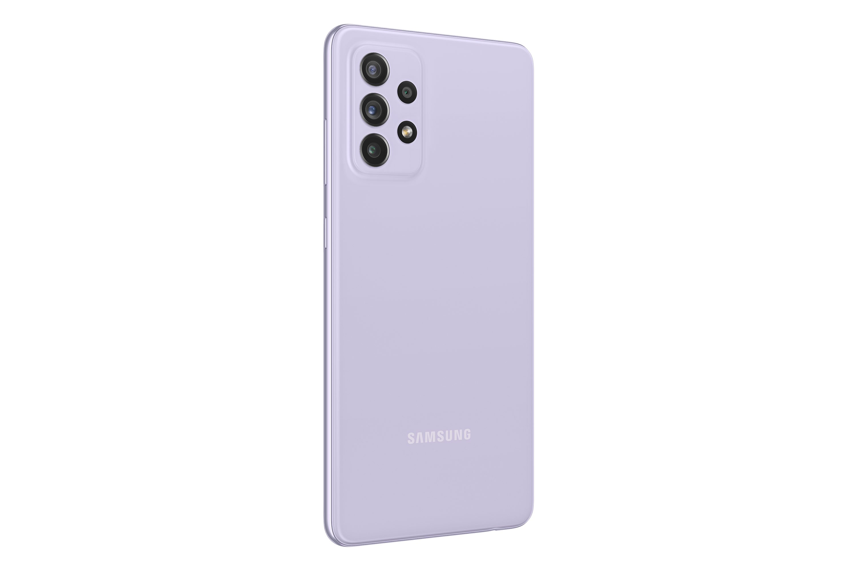 Galaxy A72 / A72 5G Silikon Cover Hülle (EF-PA725TVEGWW) - Lila