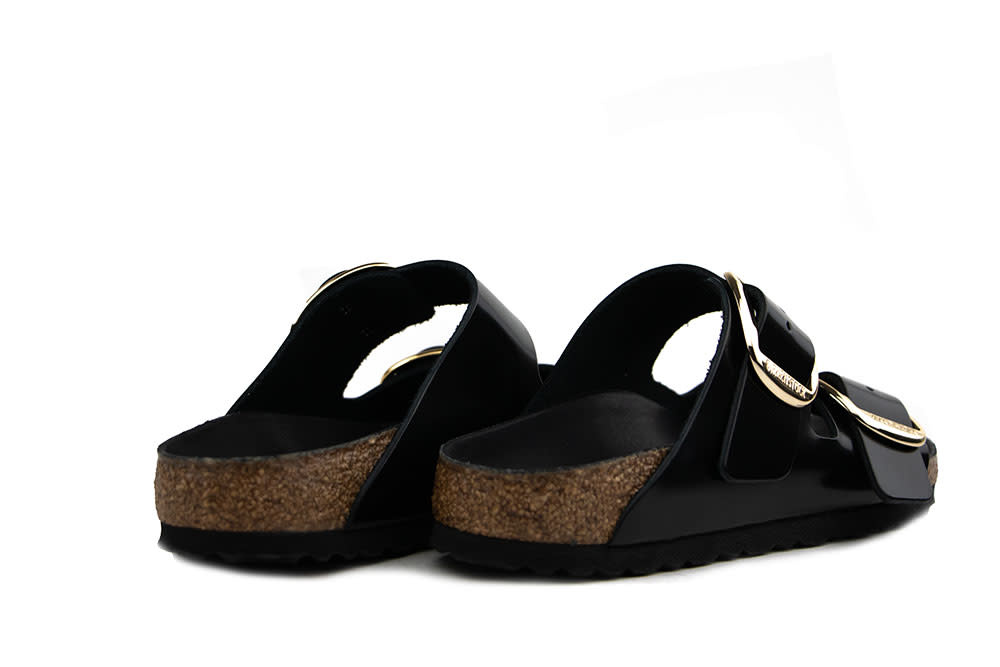 Birkenstock Arizona Leather Patent High Shine Black Narrow