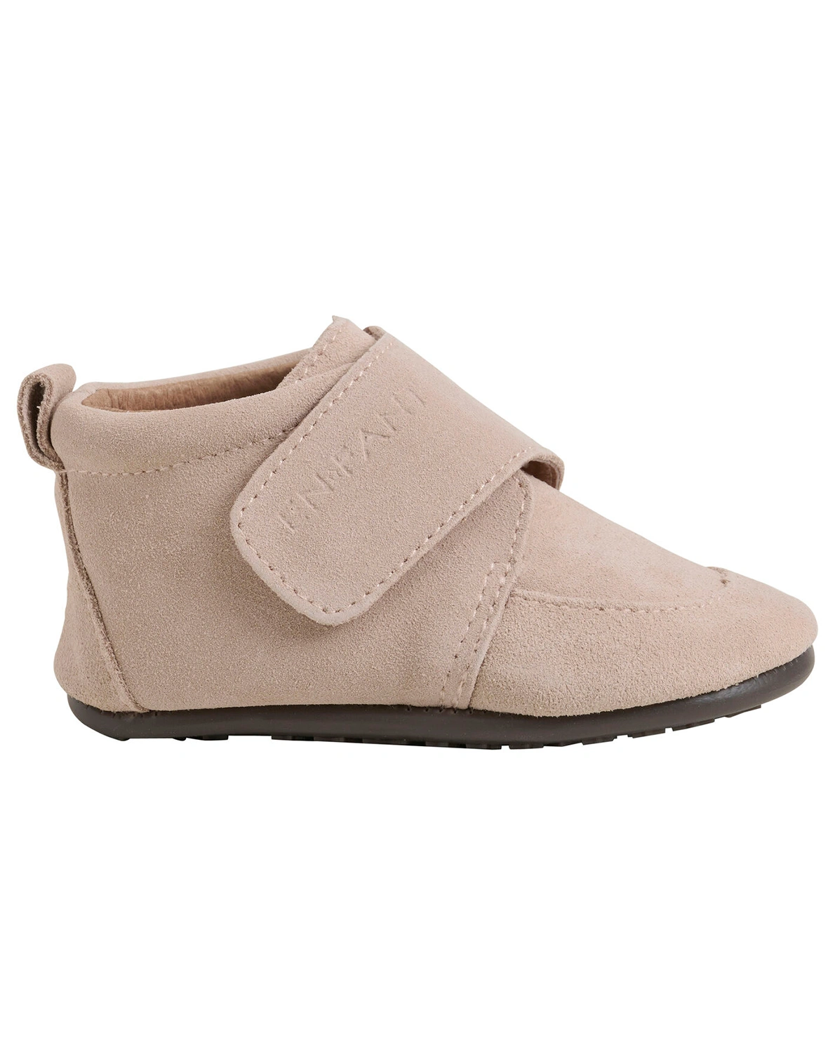 Krabbelschuhe SUEDE VELCRO in peach whip