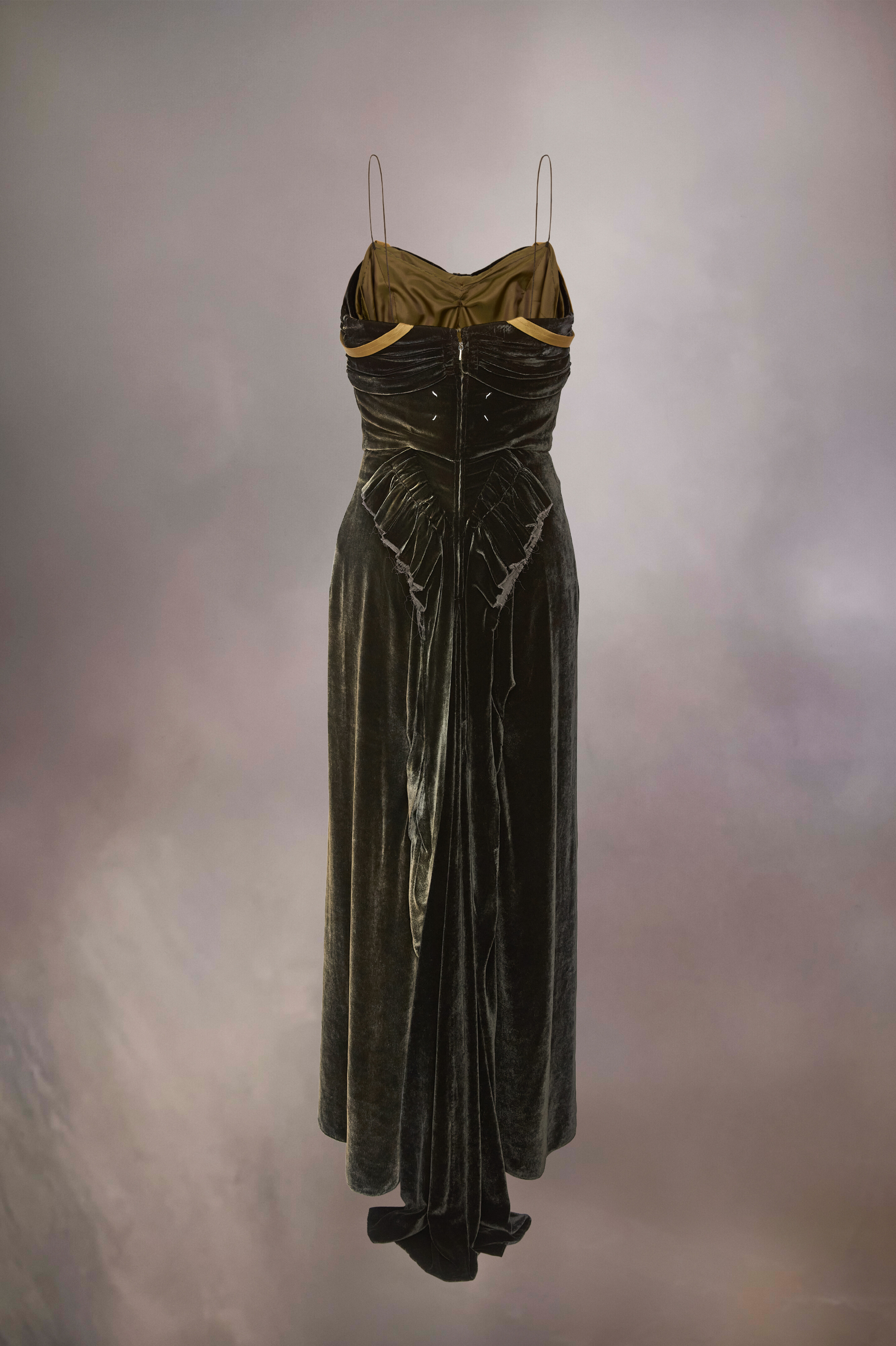 Robe longue en soie