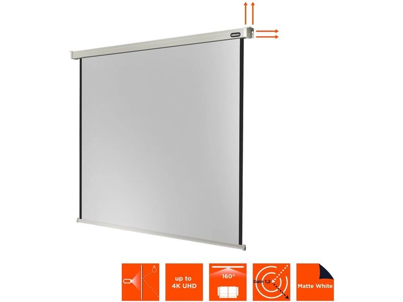 Celexon Motorleinwand Motor Professional 160x160cm 1:1 Leinwand Motor Professional 160 x 160 cm
