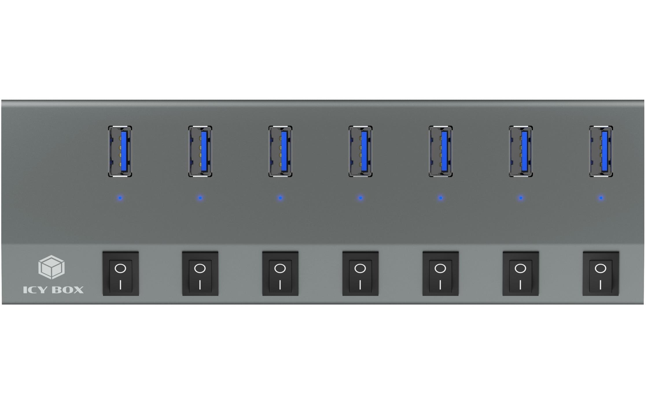 USB-Hub IB-HUB1701-C37-Port USB-3.0-Hub