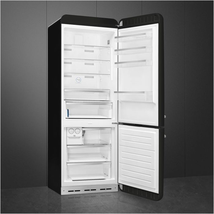 SMEG Kühl-Gefrierkombination 50's Retro Style FAB38RBL5 Schwarz