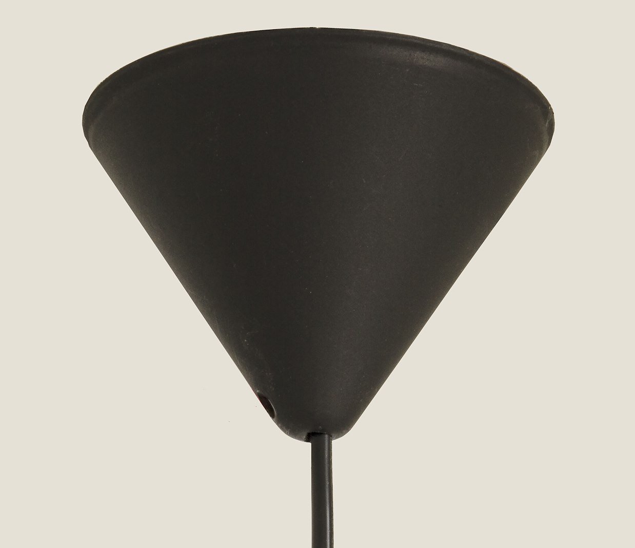 Alfa taklampe Svart E27, inkludert ringer i krom og matt messing