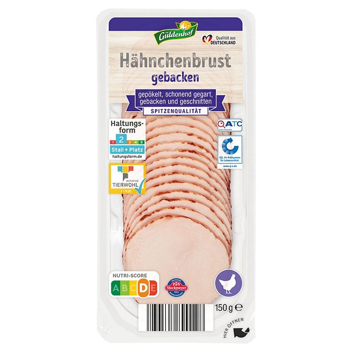 GÜLDENHOF Feiner Genuss 150 g, Hähnchenbrust gebacken