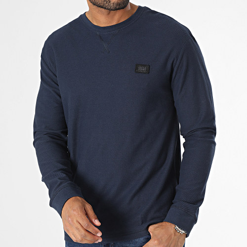 Tee Shirt Manches Longues Classic Twill Bleu Marine