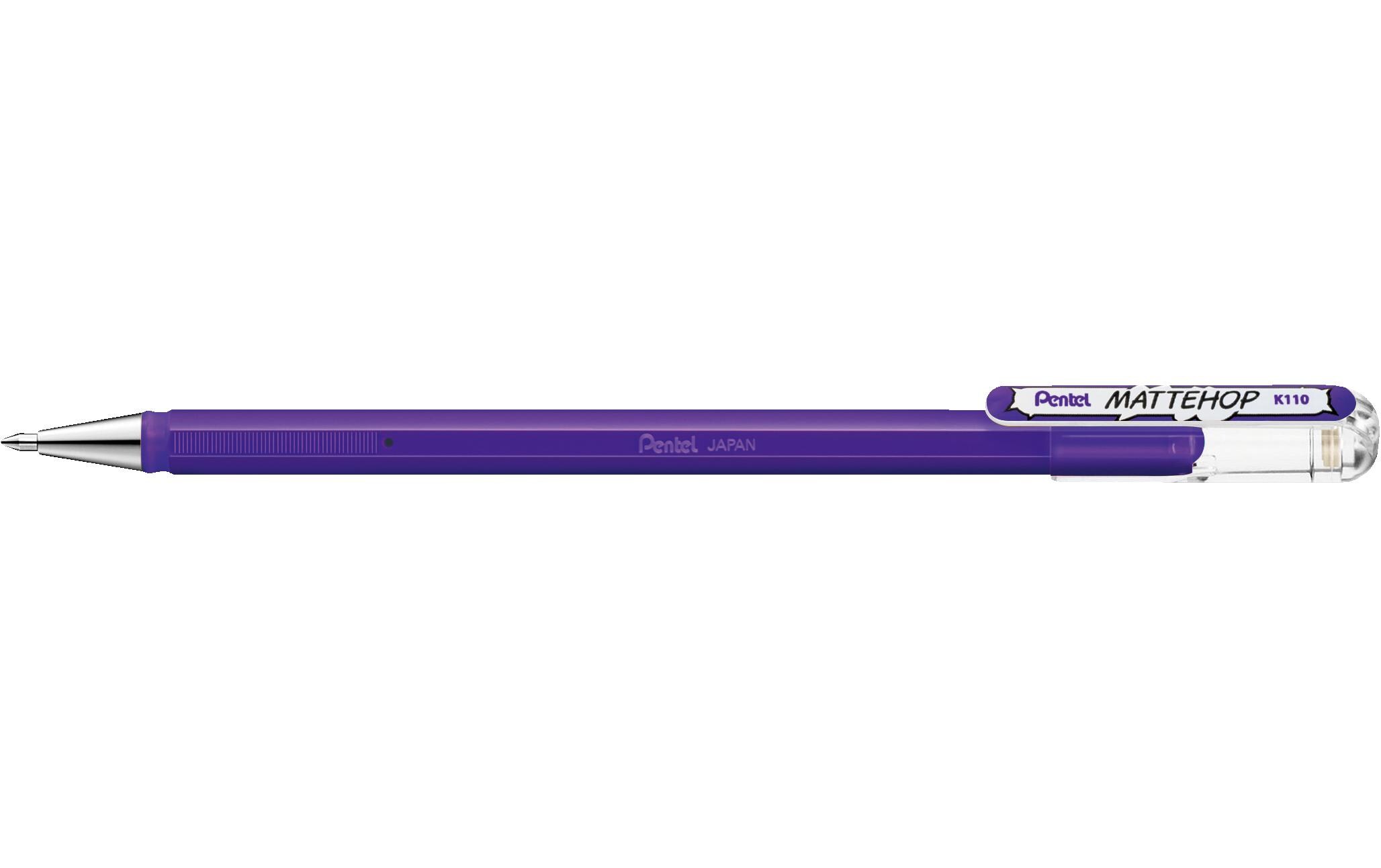 Gelschreiber Mattehop 1.0 mm, ViolettGel-Tintenroller mit leuchtender Farbe