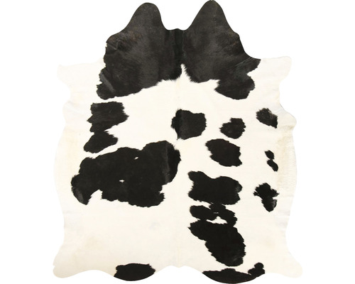 Koeienhuid, zwart-wit, ca. 210x190 cm