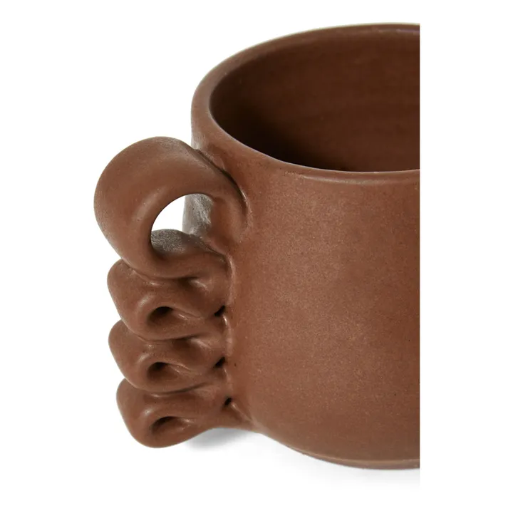 Perla Valtierra Mug Ribete | Chocolat