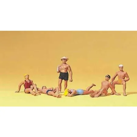 Preiser 10071 HO Badende liegend
