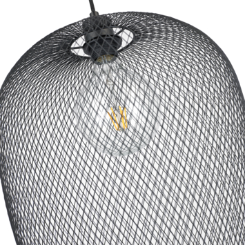GAMMA hanglamp Tim zwart Ø35 cm