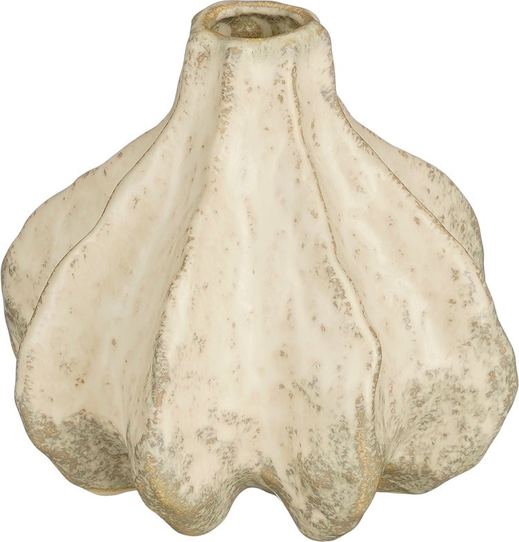 Mica Decorations vaas Cooper crème 15,5 x 15 x 14 cm