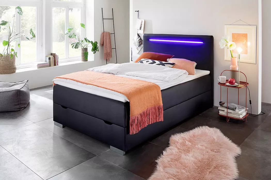 Boxspringbett Las Vegas II 140 x 200 cm