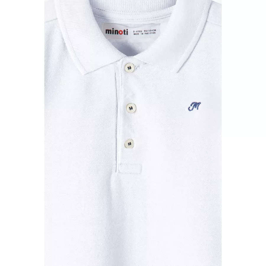 MINOTI Polokleid Weiß