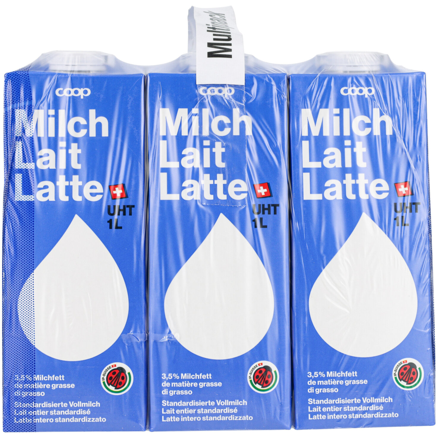 Vollmilch UHT 3.5% IP-Suisse 6x1l