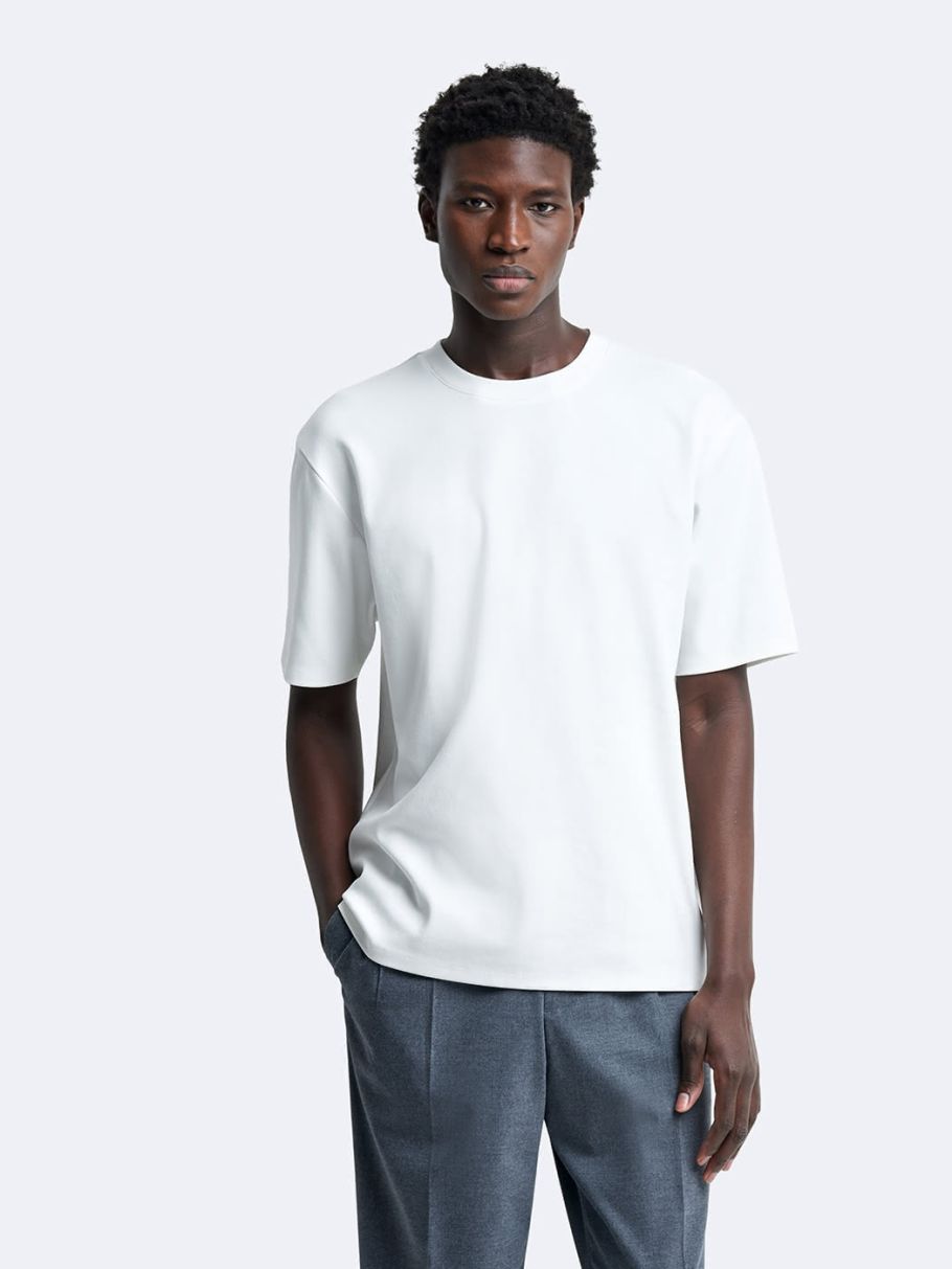 Tee-shirt col rond uni