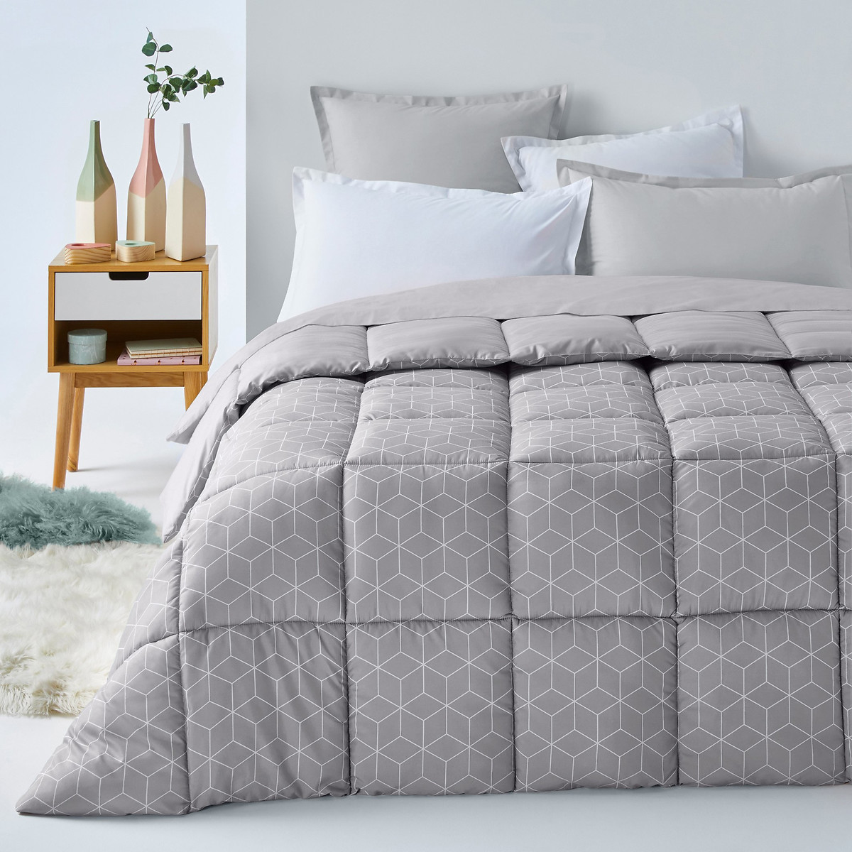 SO'HOME<br>Edredom de microfibra estampado, Decio