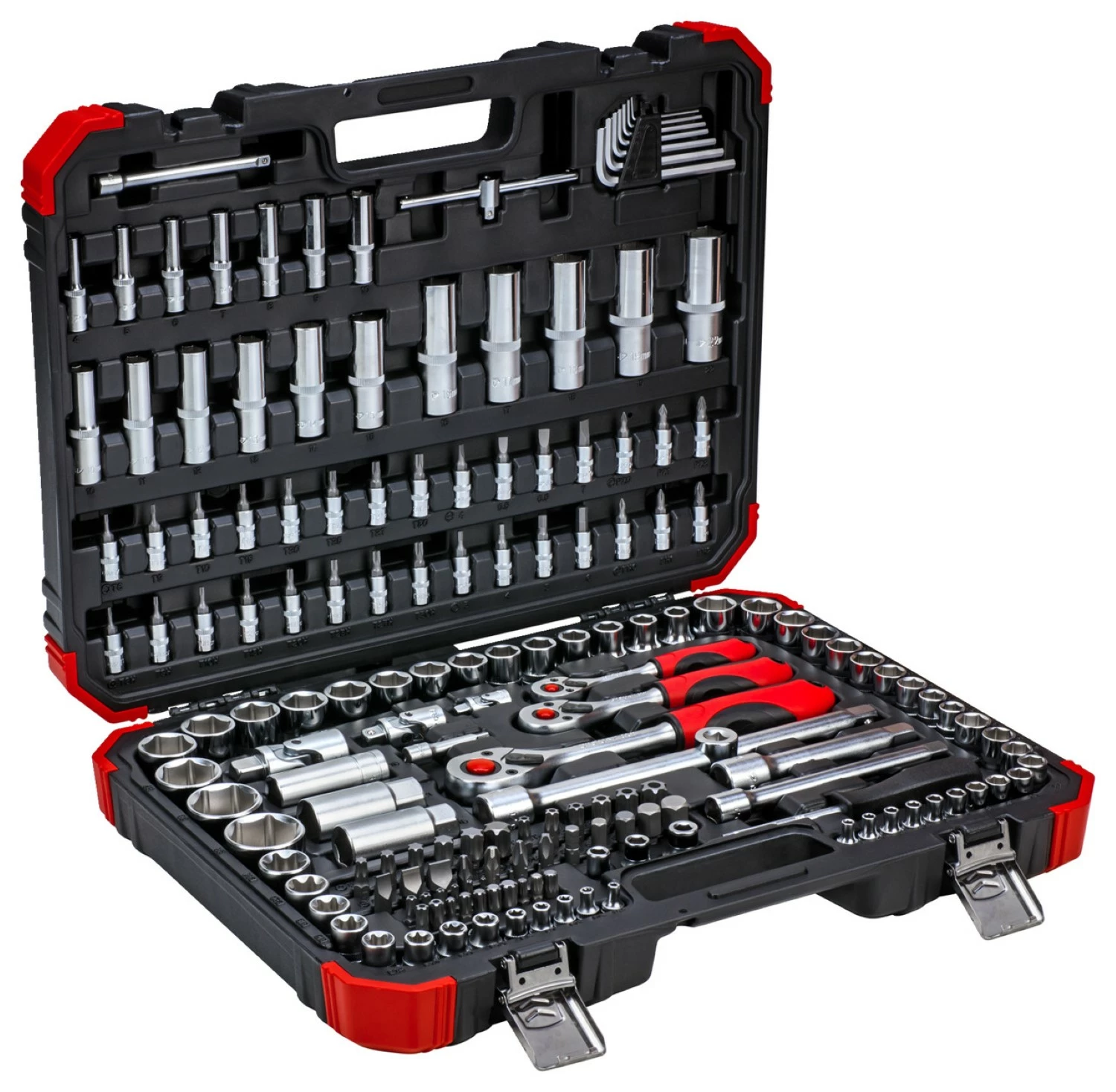 Gedore RED R45603172 172-delige Dopsleutelset 1/4”   3/8”   1/2