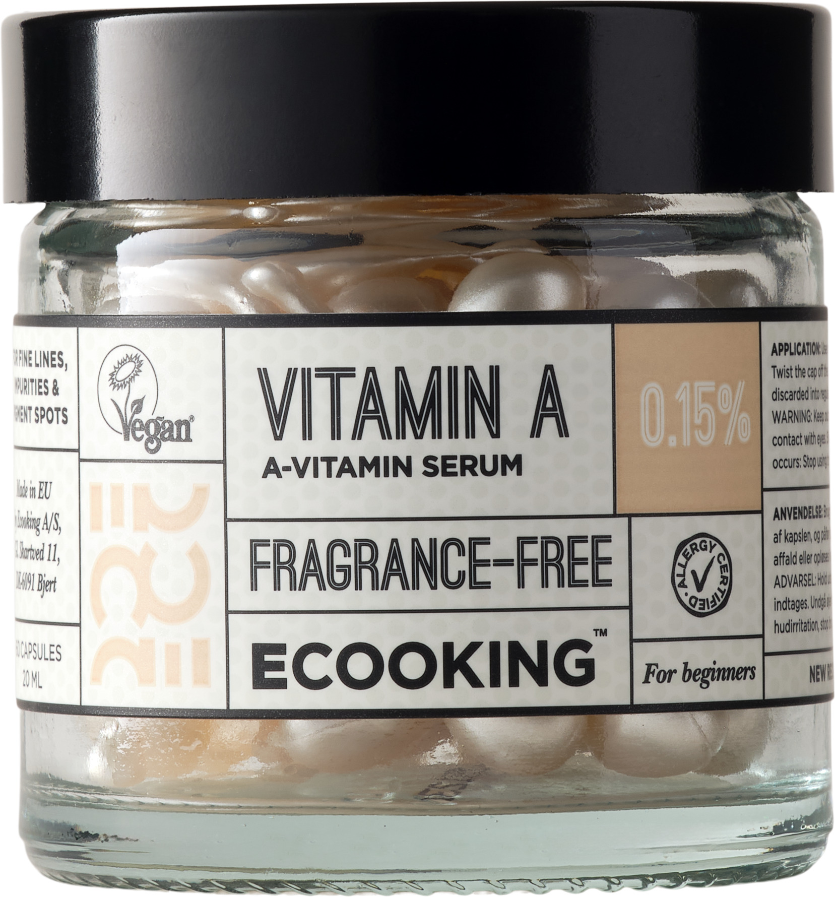 Ecooking A-Vitamin 0,15% kapsler 60 stk
