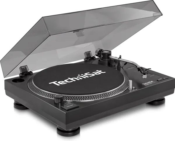 TechniSat TechniPlayer LP 300 - Pladespiller - sort, sølv