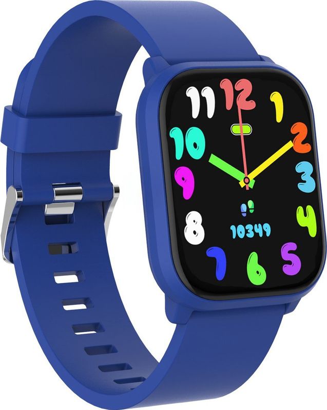DENVER SWK120 Smartwatch - Blauw - 1.75 Inch IPS Display - Bluetooth Bellen - 130+ Sportmodi
