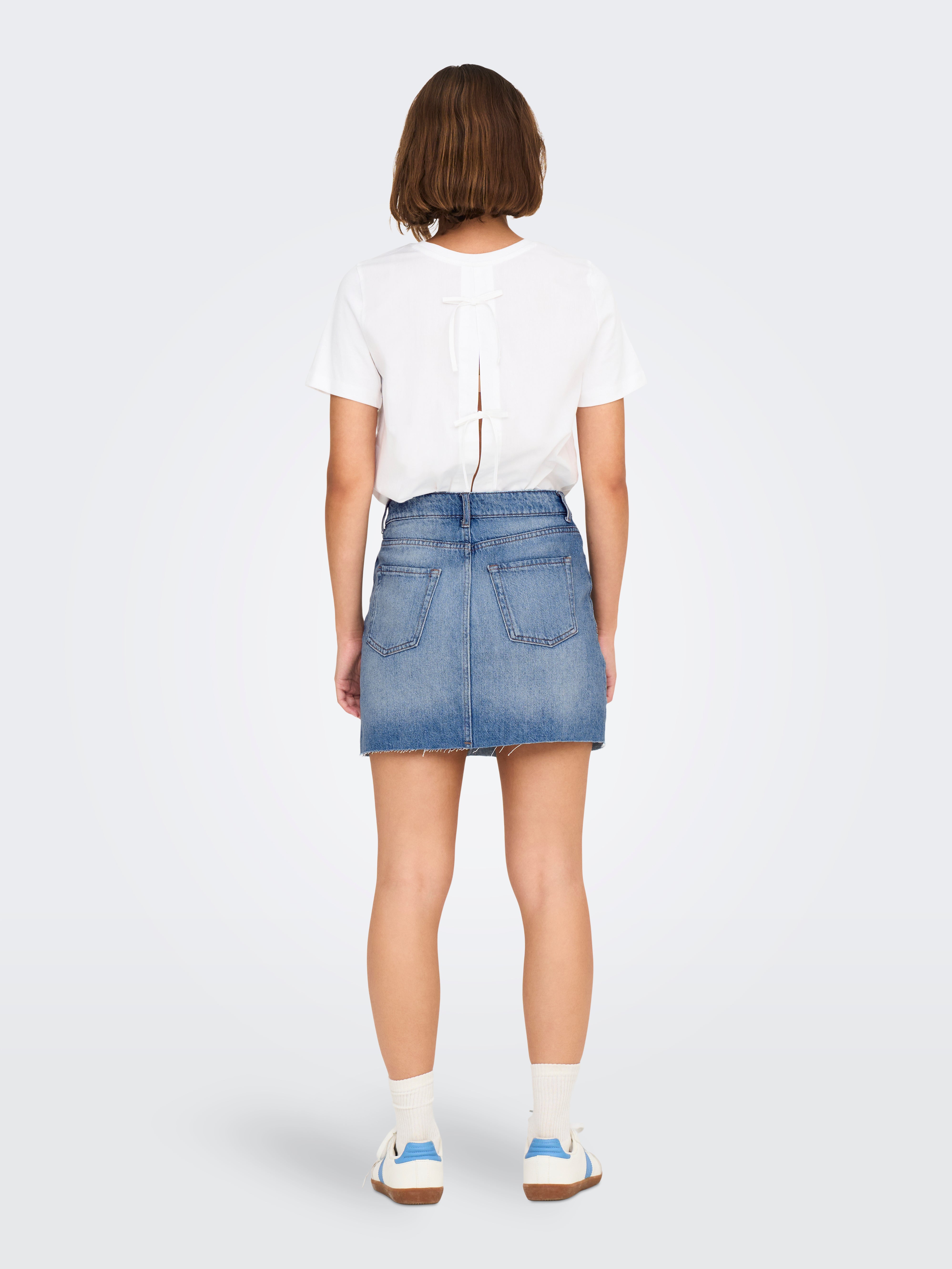 ONLSKYLAR Jeansrock Medium Blue Denim