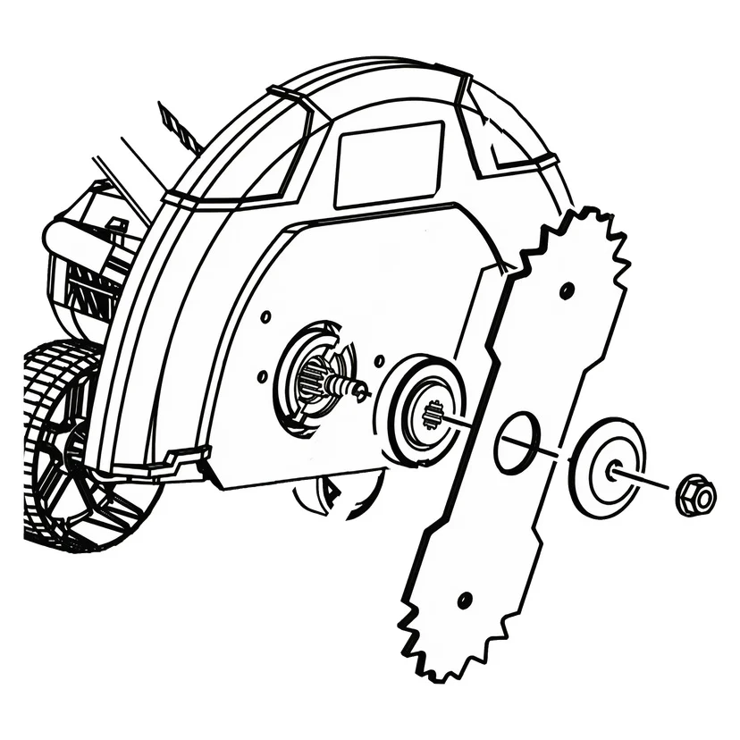 Skjæreblad for kantskjærer 220 mm