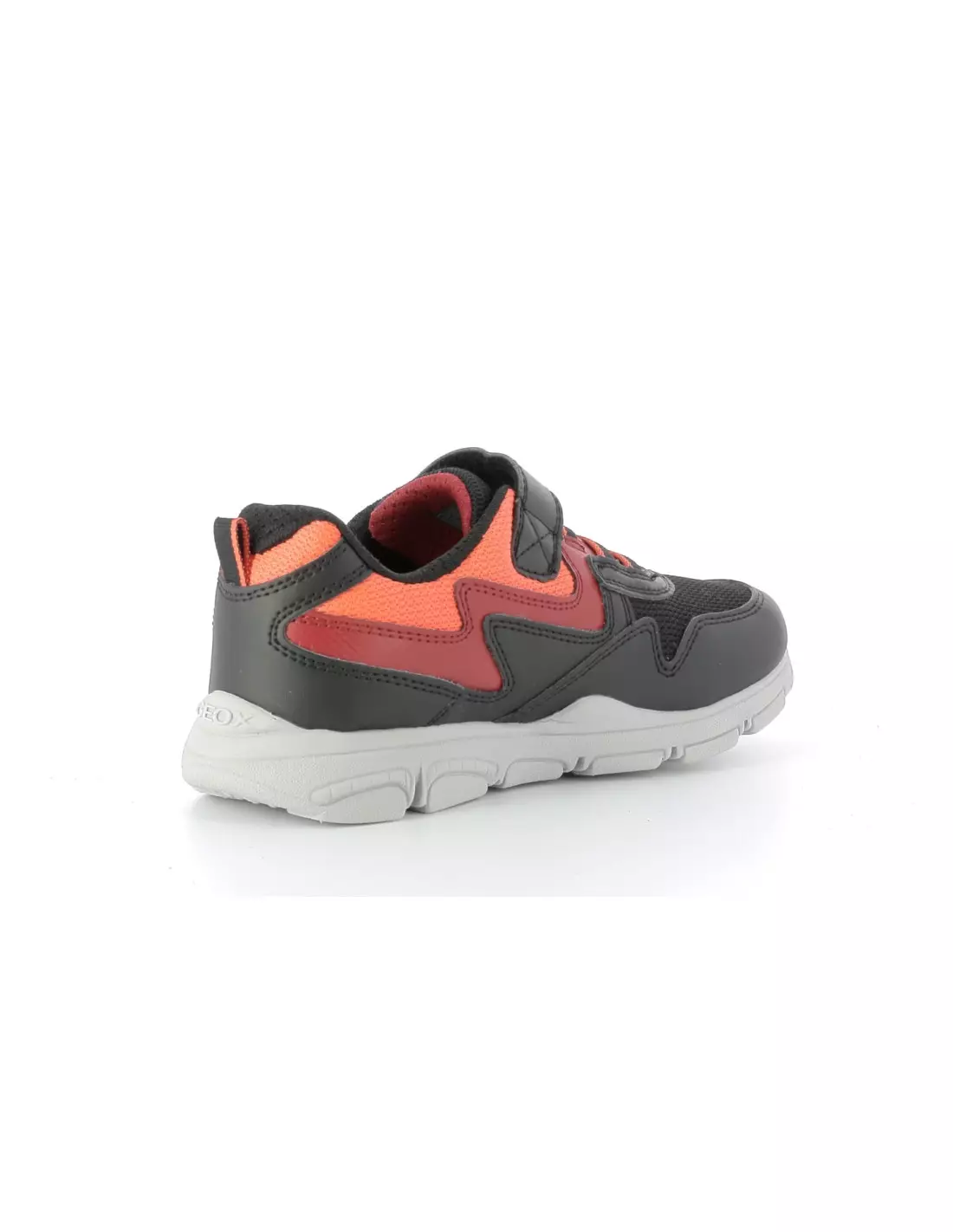 GEOX NEW TORQUE BOY - Baskets Blackred