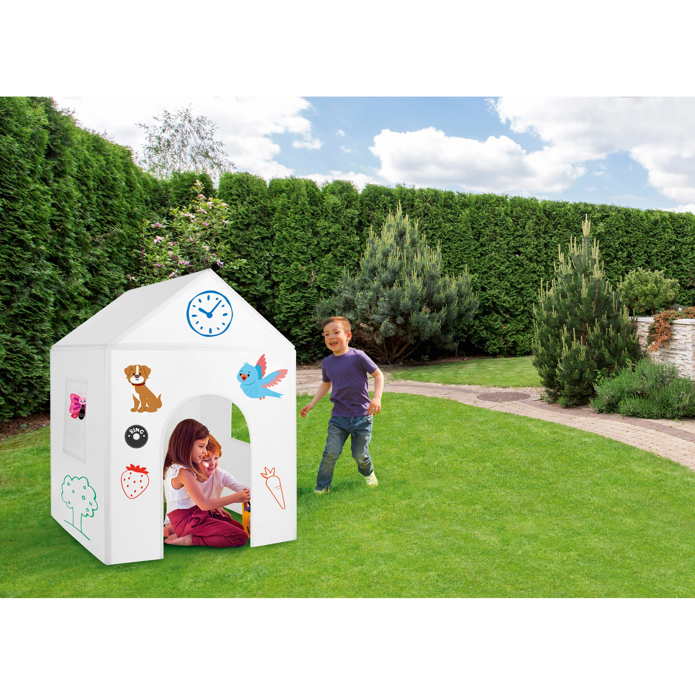 EDUPLAY Spielhaus-Bausatz 3er Set