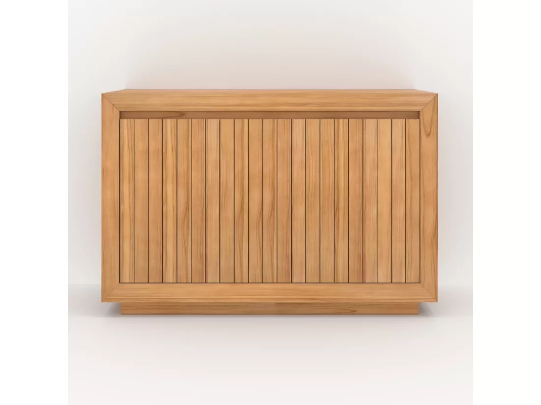 Meuble de salle de bain en bois de teck 120 cm - Pernelle