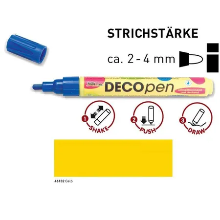 KREUL DecoPen Gelb 2-4 mm